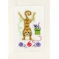 Kit carte de voeux Chats ludiques lot de 3