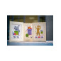 Greeting card kit Playful cats set of 3