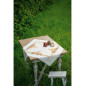 Tablecloth kit Hedgehogs and autumn leaves