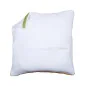 Dos de coussin avec fermeture - blanc