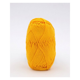 Fil crochet Phildar  Phil Coton 4 jaune d'or