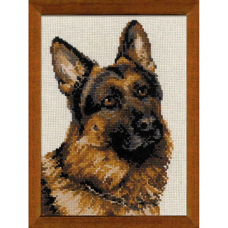 Embroidery kit German Shepherd Embroidery kit German Shepherd