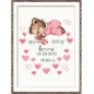Kit de broderie Naissance des filles Kit de broderie Naissance des filles