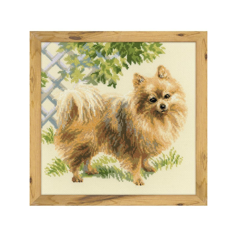 Kit de broderie Spitz loup