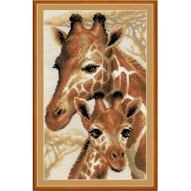Riolis Embroidery kit Giraffes
