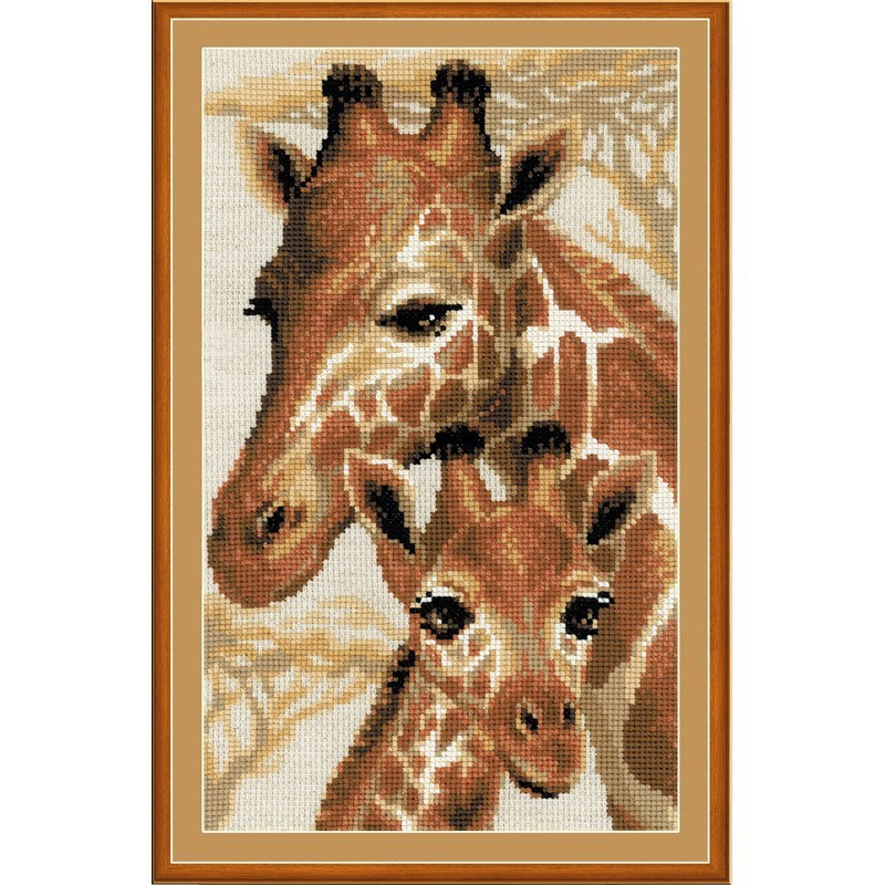 Kit de broderie Girafes 2