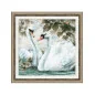 Embroidery kit White Swans