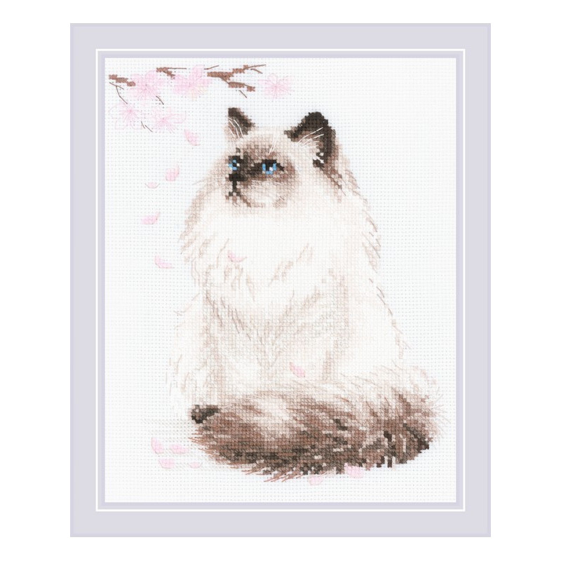 Kit de broderie Miaou Zen