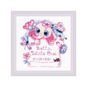 Riolis Kit de broderie Bonjour petit!