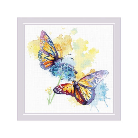 Riolis Kit de broderie Vol coloré