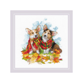 Riolis Kit de broderie Prêt pour l'automne