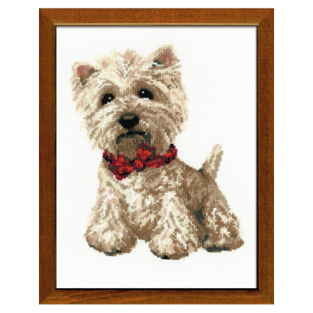 Riolis Kit de broderie Terrier Blanc des Highlands de l'Ouest