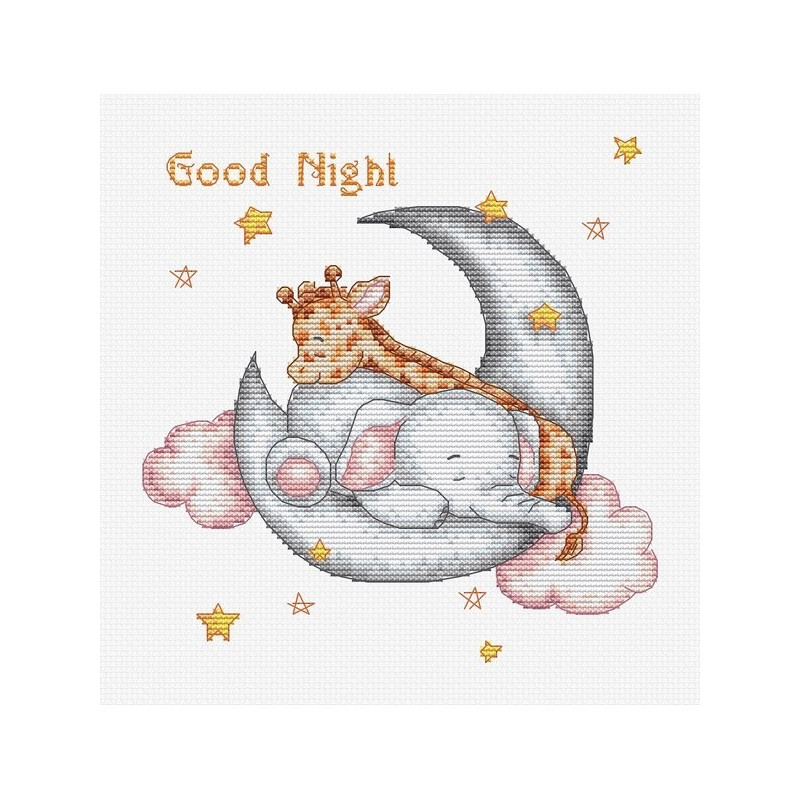 Embroidery kit Good night