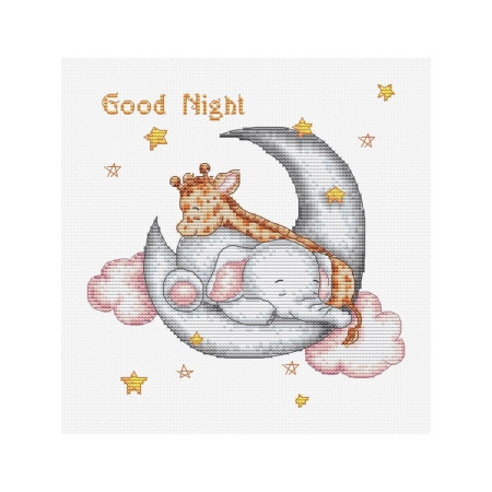 Luca-S Kit de broderie Bonne nuit