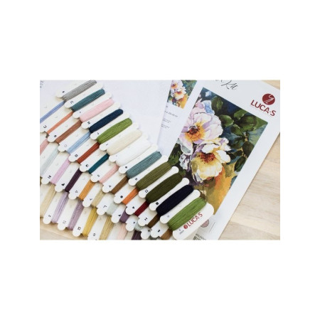 Kit de broderie Aquarelle de roses