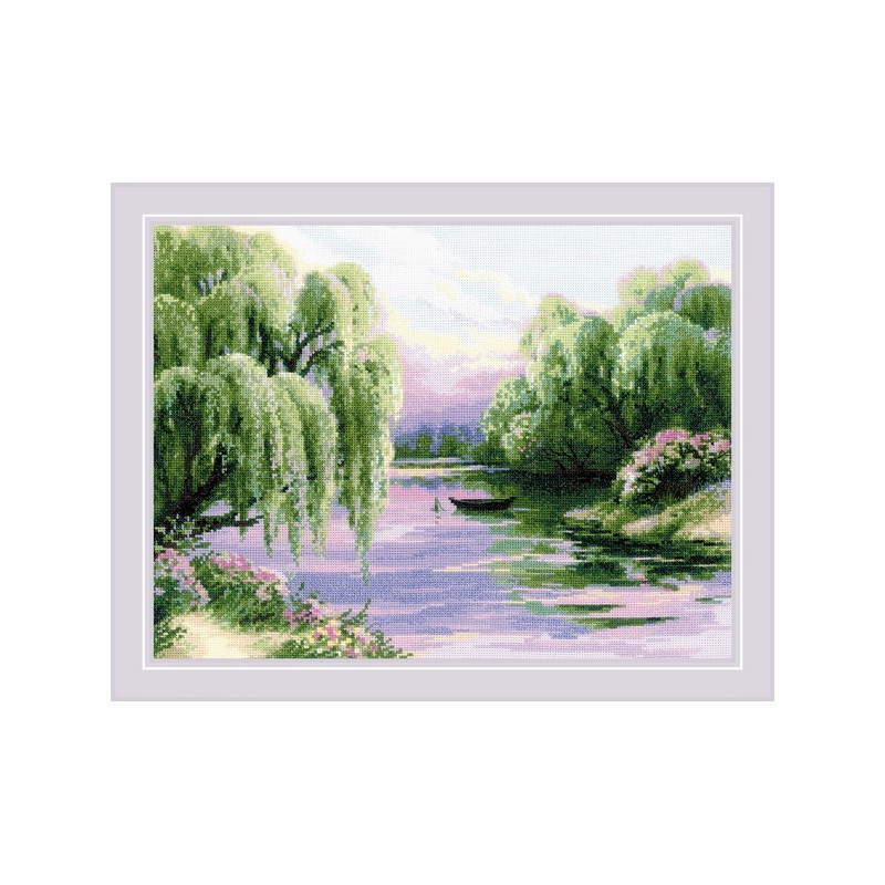 Embroidery kit Quiet Morning Embroidery kit Quiet Morning