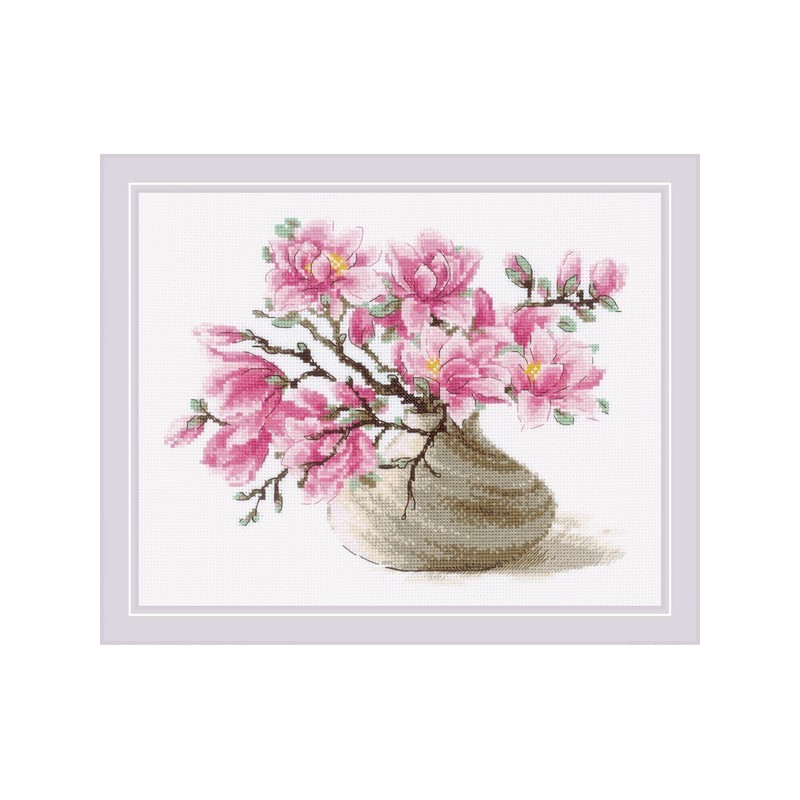 Embroidery kit Southern Magnolia
