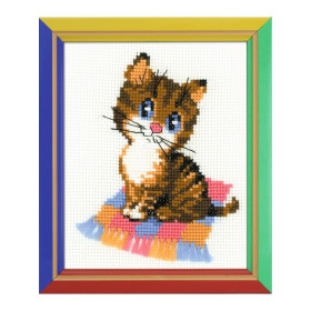 Riolis Kit de broderie Chaton