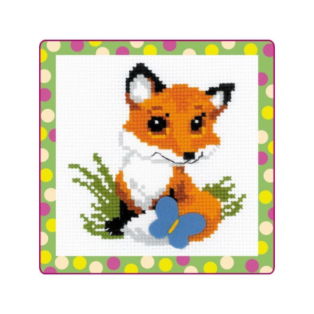 Riolis Kit de broderie Petit renard