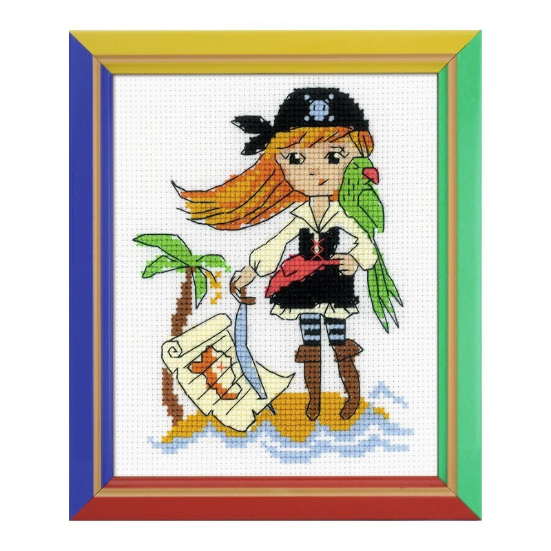 Embroidery kit Treasure Island
