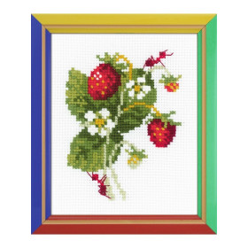 Riolis Embroidery kit Wild Strawberry