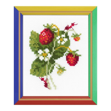 Riolis Kit de broderie Fraise sauvage