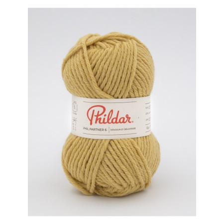 Laine Phildar Phil Partner 6 Paille