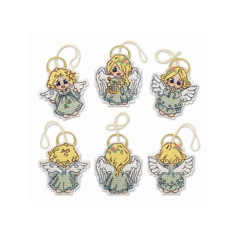 Embroidery kit Christmas Tree Decoration Little Angels Embroidery kit Christmas Tree Decoration Little Angels