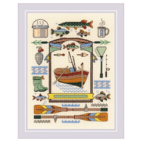 Riolis Embroidery kit Good Catch