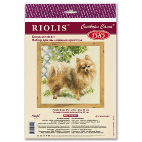 Riolis Kit de broderie Spitz loup