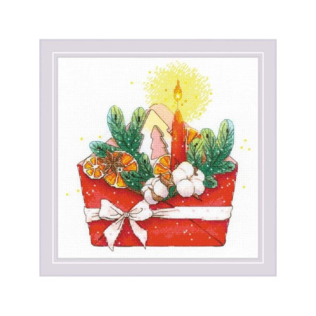 Riolis Kit de broderie Lettre du Nouvel An