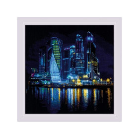 Riolis Kit de broderie Ville de nuit