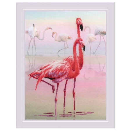 Kit de broderie Flamant