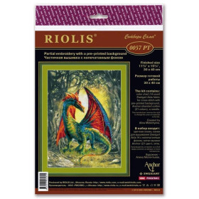 Riolis Kit de broderie Dragon de la forêt