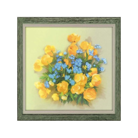 Riolis Embroidery kit Globe Flowers