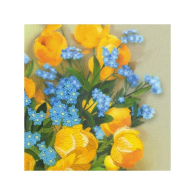 Riolis Embroidery kit Globe Flowers