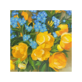 Riolis Embroidery kit Globe Flowers