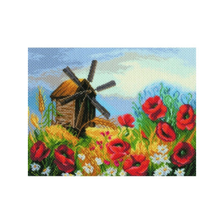 CDA Aida imprimée Coquelicots sensuels