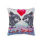 Stitch cushion kit Love is art
