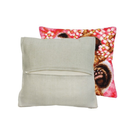 Dos de coussin avec fermeture - naturel