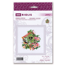Riolis Embroidery kit Happy Together