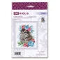 Kit de broderie Chat en Fleurs Kit de broderie Chat en Fleurs