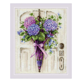 Riolis Kit de broderie Couronne parapluie