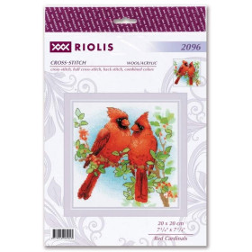 Kit de broderie Cardinal rouge