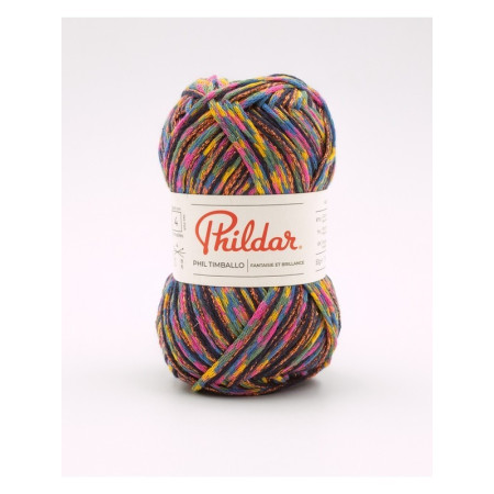 Laine à tricoter  Phildar Phil Timballo Arlequin