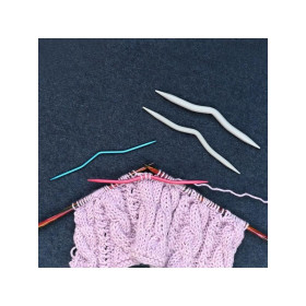 Aiguille à torsades 6 - 8  mm