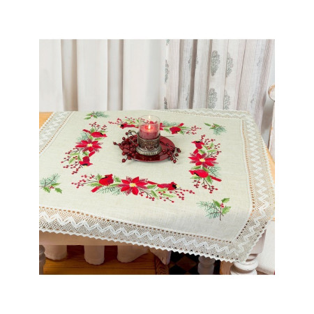 Duftin Kit taie d'oreiller poinsettia