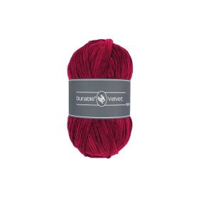 Laine à tricoter Durable Velvet 222 Bordeaux