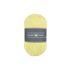 Laine à tricoter Durable Velvet 309 Light Yellow