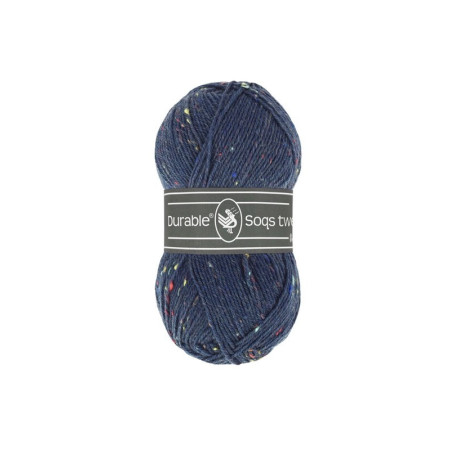 Laine à tricoter Durable Soqs Tweed 288 Fiesta Fusion